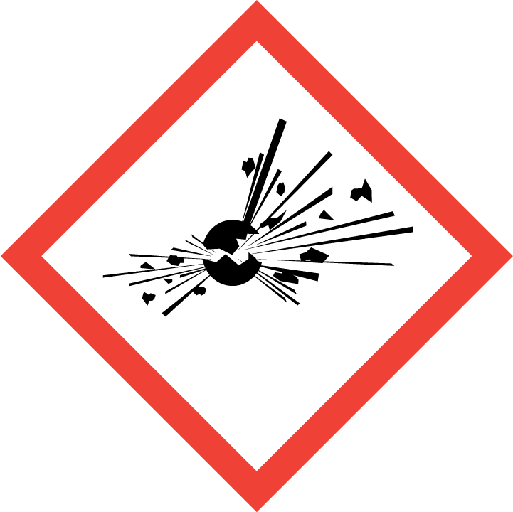 Pictogram of Exploding bomb